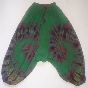 Tie Dye Boho Pants w/Pockets